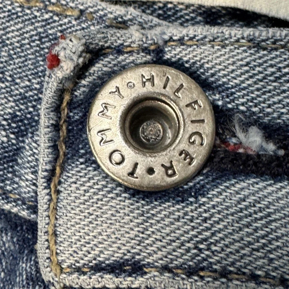 Vintage Tommy Hilfiger Jeans Womens 4 Blue Low Rise Flare Stretch Denim‎ 2000s